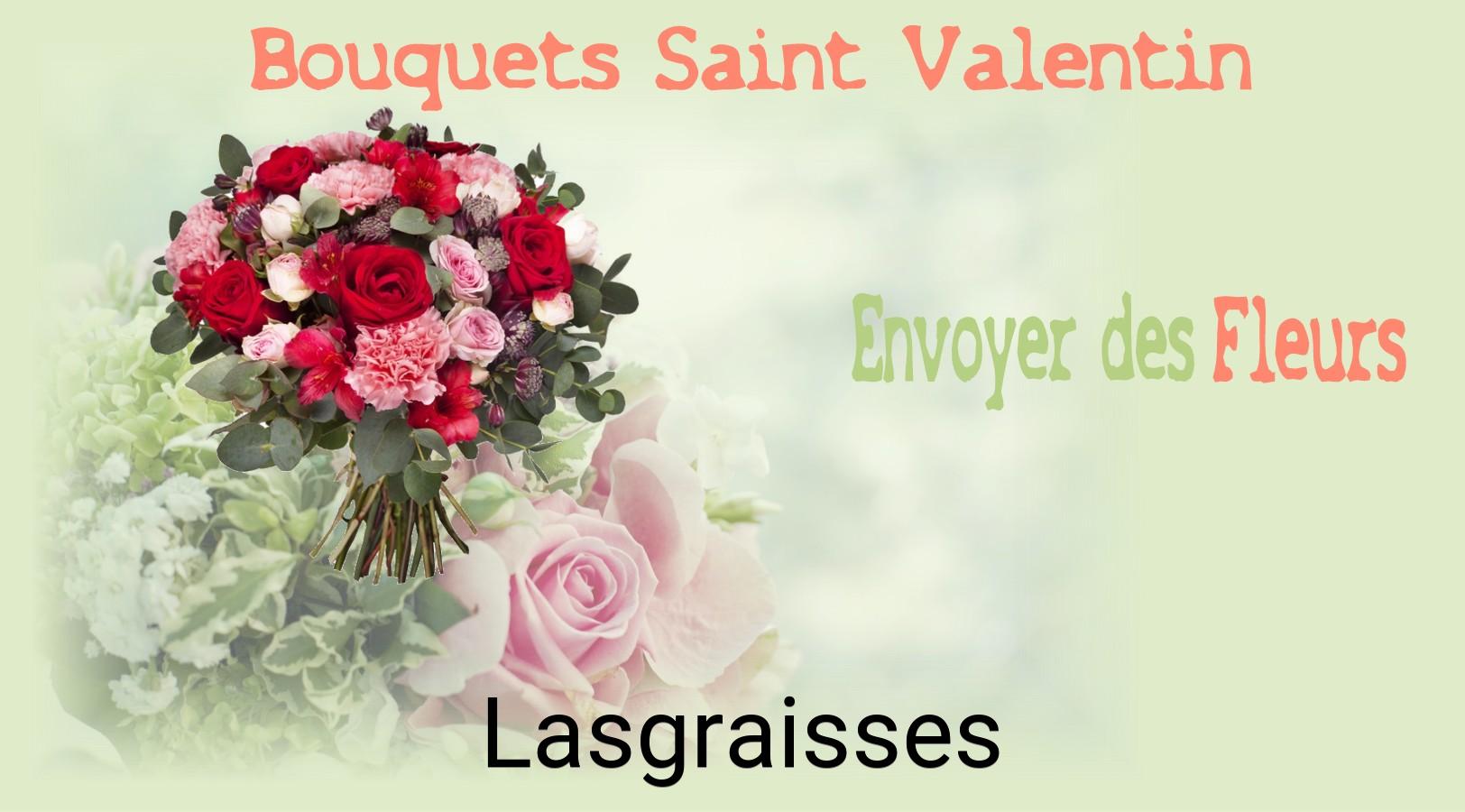 Roses de Saint-Valentin livrées à Lasgraisses